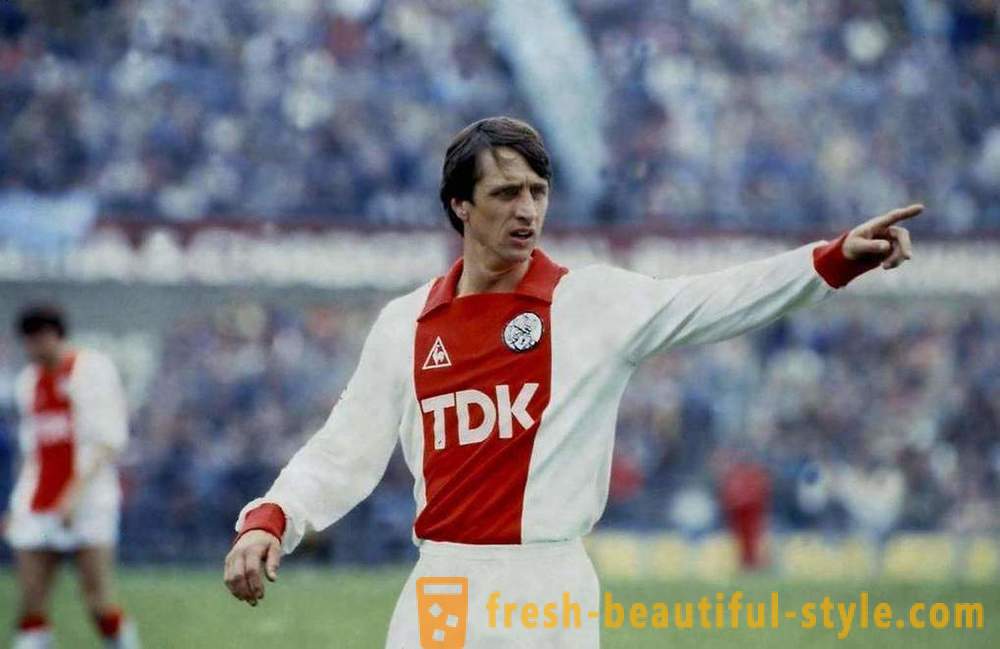 Fodboldspiller Johan Cruyff: biografi, foto og karriere