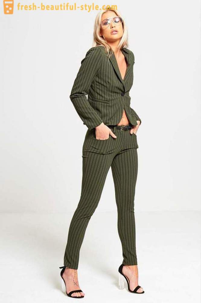 Pantsuits for kvinder: foto fashionable stilarter, tips til at skabe billeder