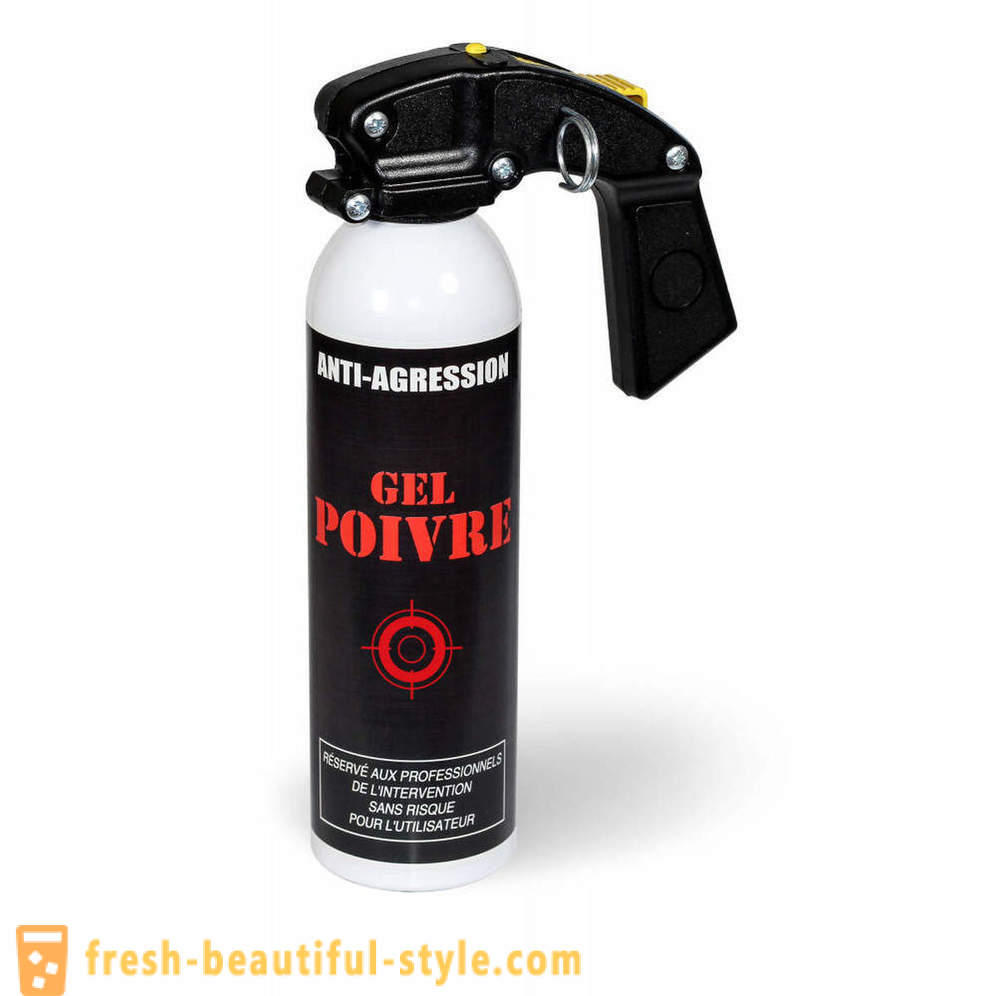 Gas spray til selvforsvar: en gennemgang af de bedste modeller, tips om valg, instruktion, ansvarlighed