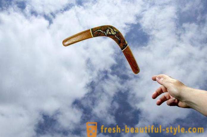 Hvordan til at lancere en boomerang? nyttige tips