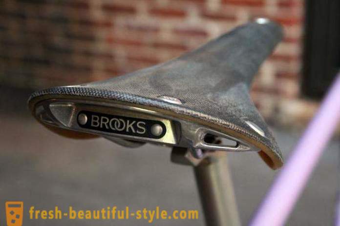 Cykel sadel Brooks: oversigt, funktioner og fordele