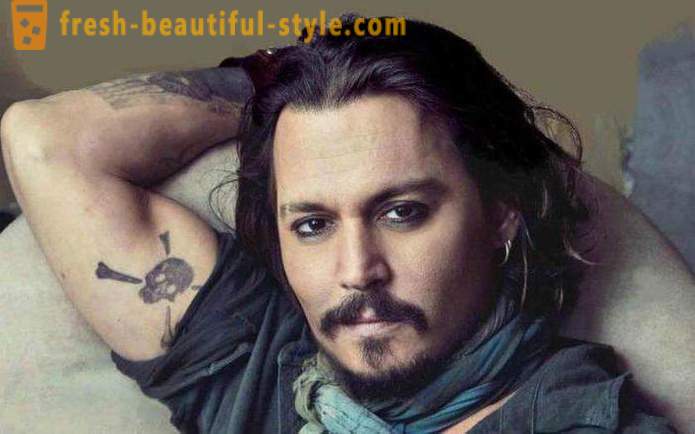 Udviklingen af ​​frisurer: Johnny Depp