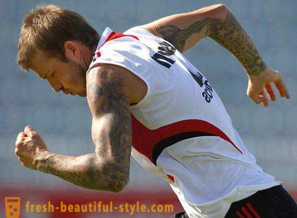 40 tatovering Beckham: deres tolkning og placering på kroppen