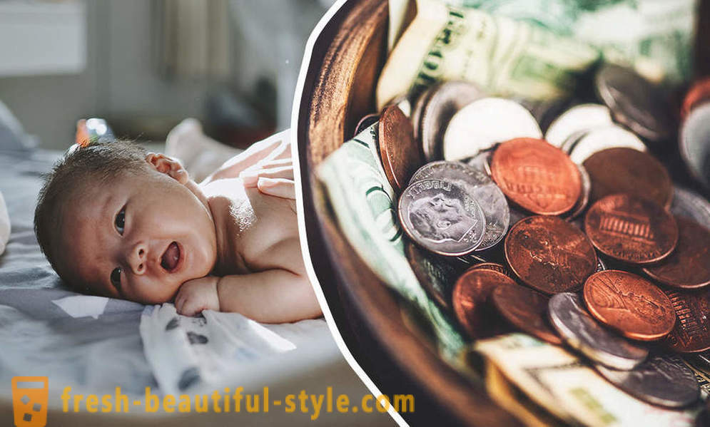 Hyde om finansiering: hvordan man forberede sig til fødslen af ​​et barn
