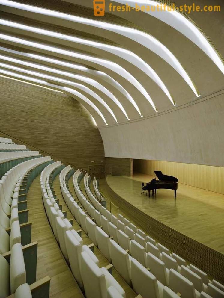 Den ekstraordinære arkitektur af operahuset i Valencia