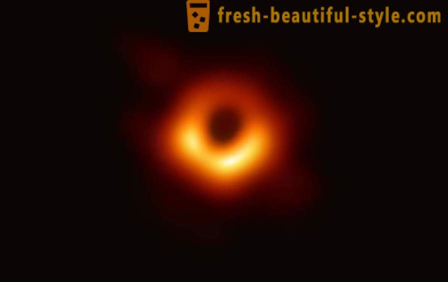 Den fremlagde det første billede af det supertunge sorte hul