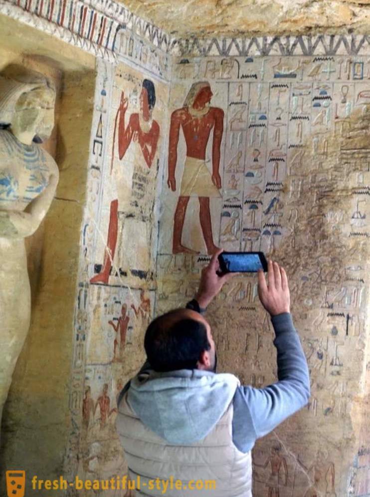 I Egypten, opdagede grav en præst