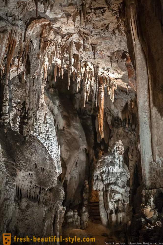 En udflugt til den største grotte kompleks i Kroatien