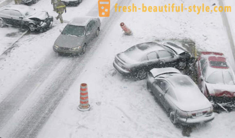 Hvordan til at køre sikkert om vinteren