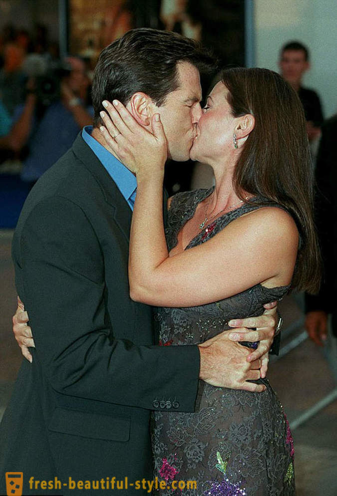 Pierce Brosnan og hans kone fejrede deres sølvbryllup