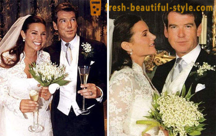 Pierce Brosnan og hans kone fejrede deres sølvbryllup