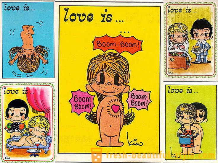 Den tragiske kærlighedshistorie om forfatterne af den berømte tegneserie Love Is ...