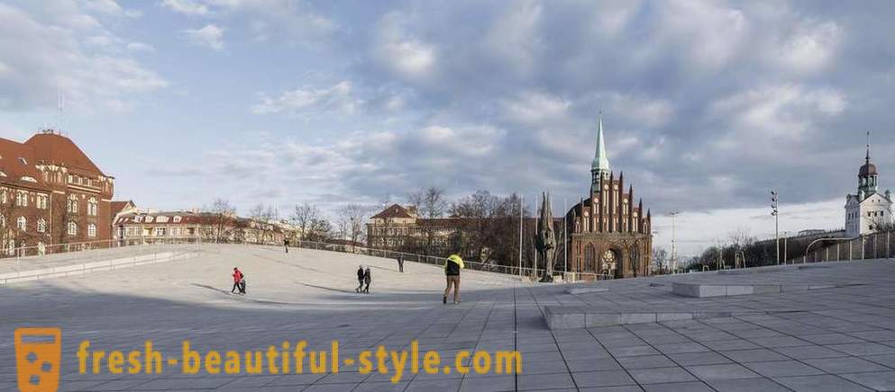 Udformningen af ​​Nationalmuseet Szczecin i Polen