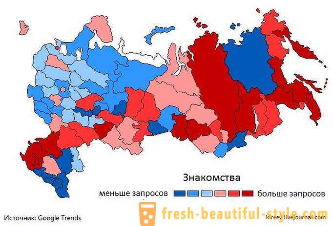 Geografisk skam og skændsel: hvor i Rusland de fleste af Google 