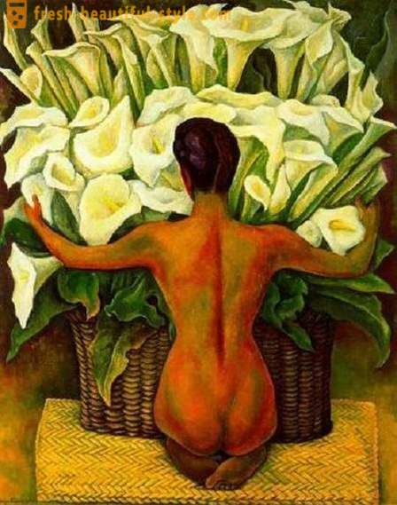 Elsker af mexicanske kunstner Diego Rivera