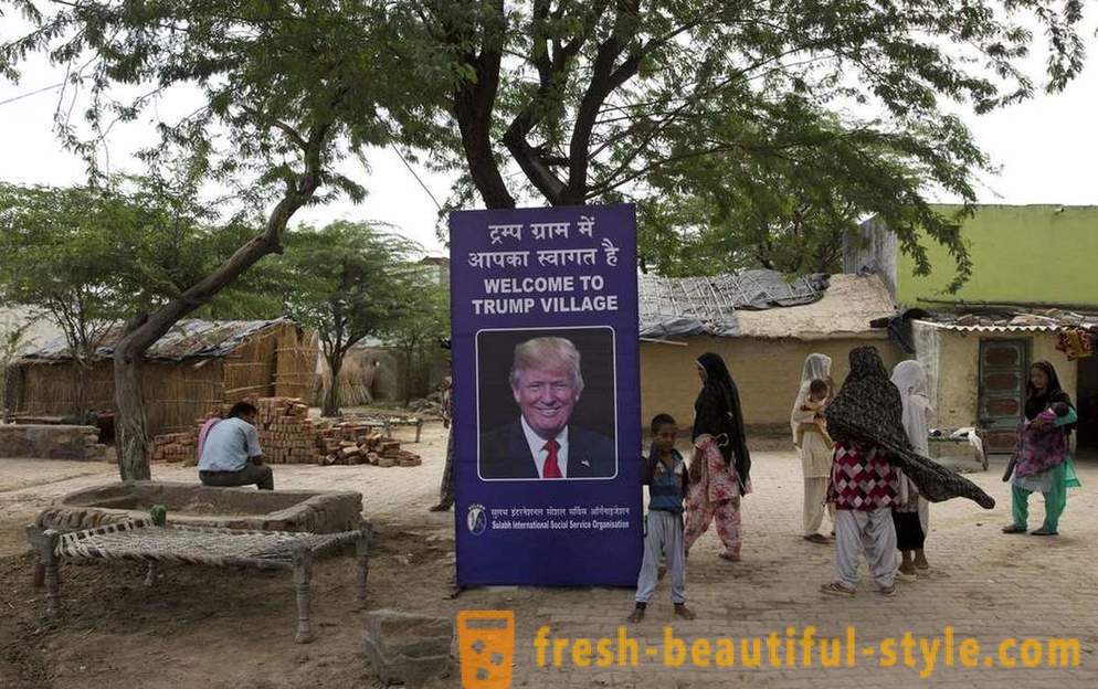 Village blive opkaldt efter Trump i bytte for toiletter