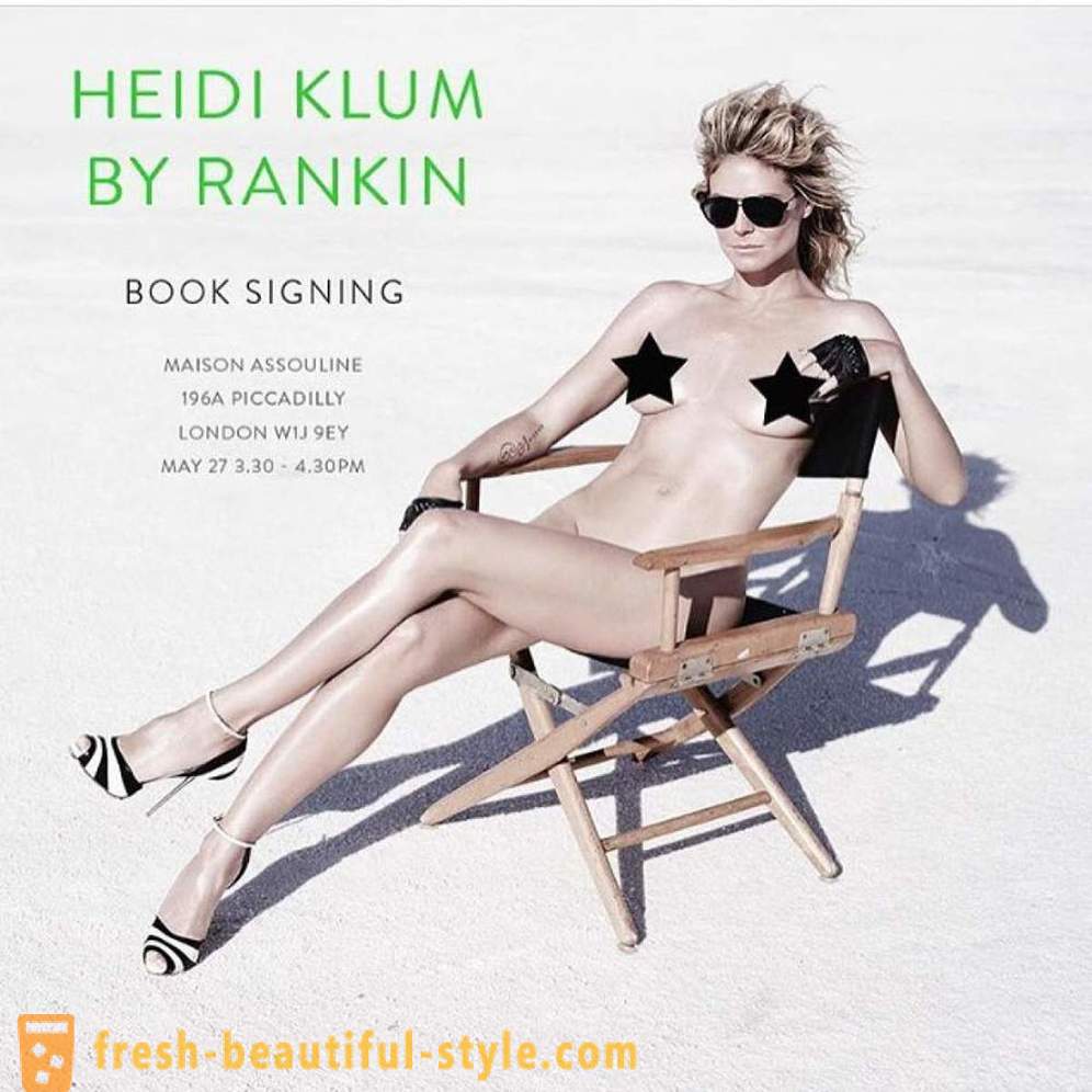 Heidi Klum strippet ned til en åbenhjertig fotosession
