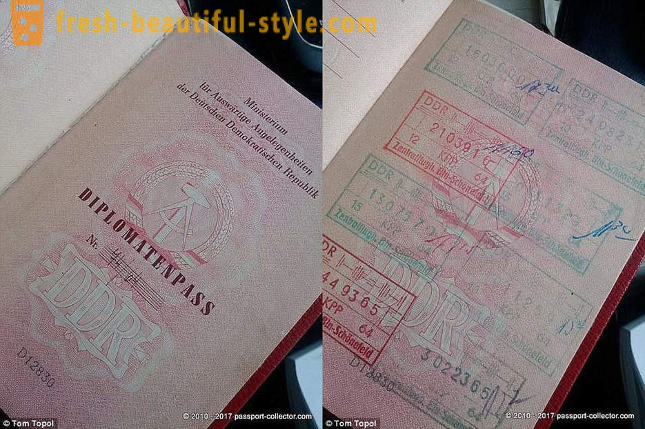Sjældne pas stater, der ikke længere eksisterer