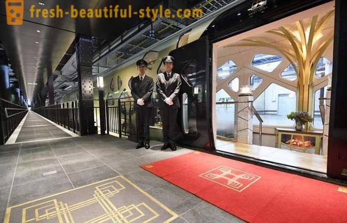 Shiki-Shima - unik japansk luksus tog