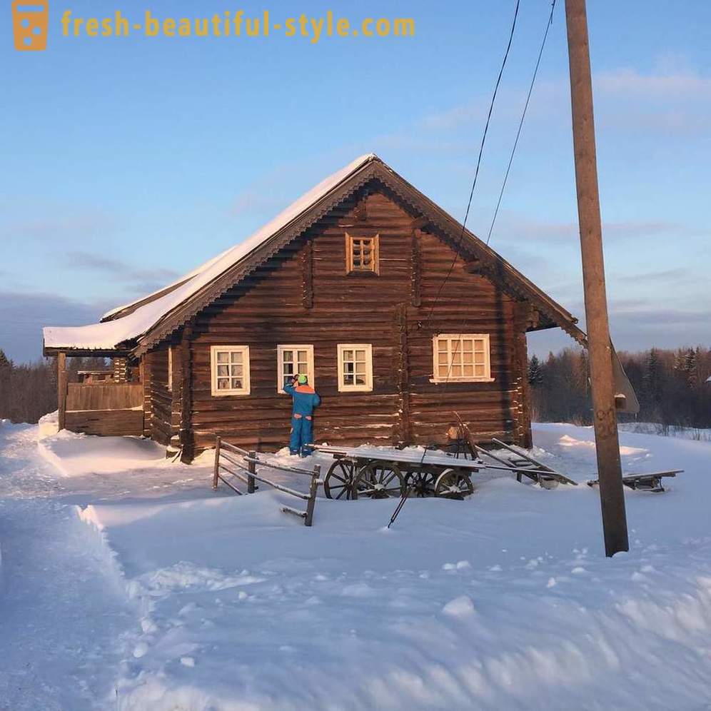 Sådan imødekomme turisternes smukkeste landsby i Rusland 