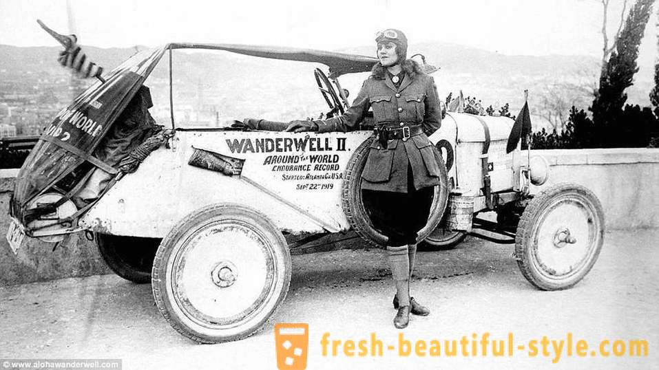 Indiana Jones i en nederdel: den første kvinde til at køre rundt 80 lande i 1920