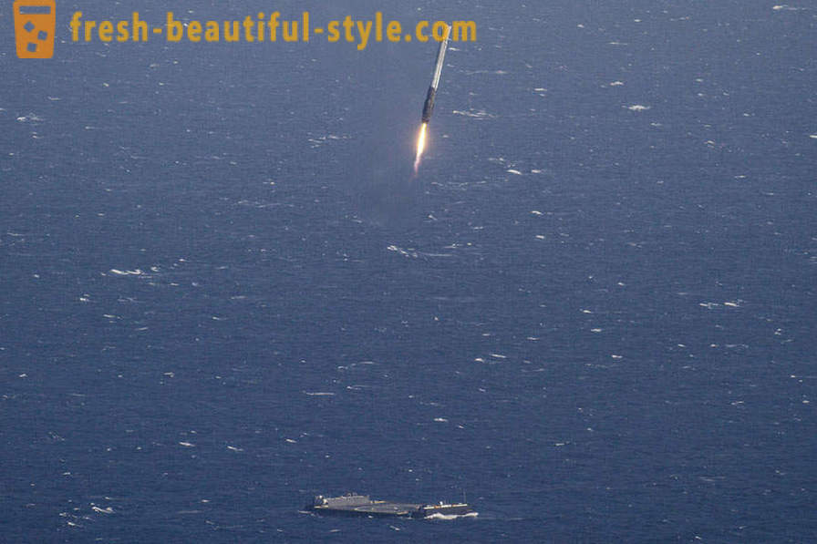 Falcon-9 flyvning og landing