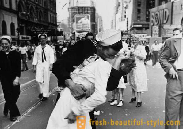 Religiøs kys fanget på fotografisk film