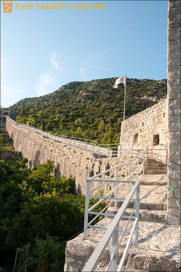 Gå på Mur i Kina kroatiske halvø