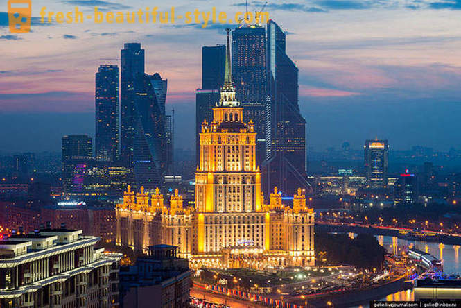Moskva fra en højde