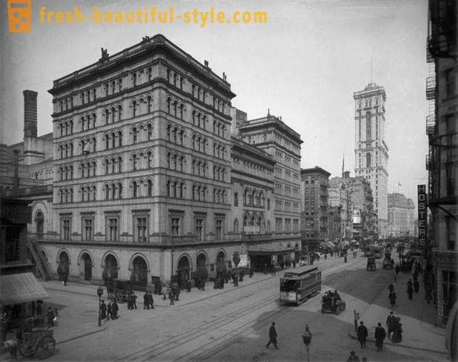 Smukke gamle bygning i New York, der ikke længere eksisterer