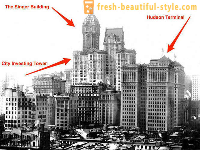 Smukke gamle bygning i New York, der ikke længere eksisterer