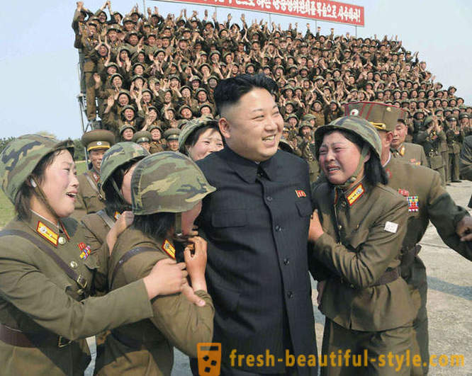 En favorit af kvinder fra Nordkorea