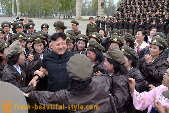 En favorit af kvinder fra Nordkorea
