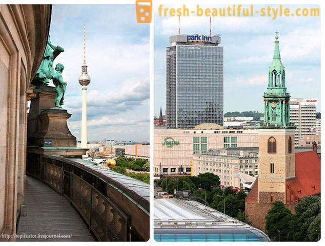 Berlin fra højden af ​​Berlin Cathedral