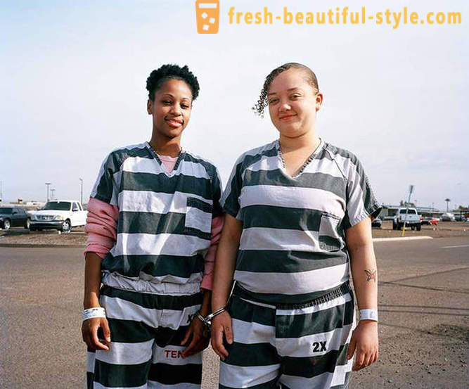 Hverdage kvindelige fanger i et amerikansk fængsel