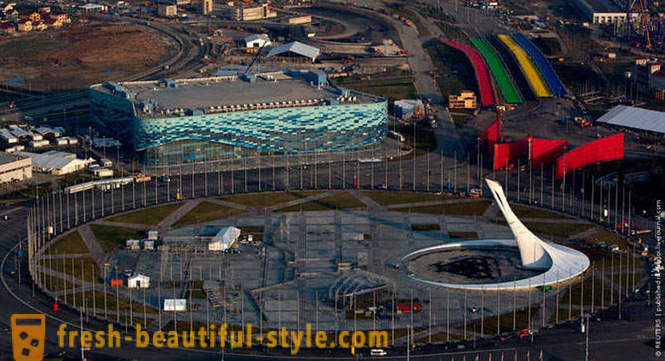 Olympic Park med helikopter