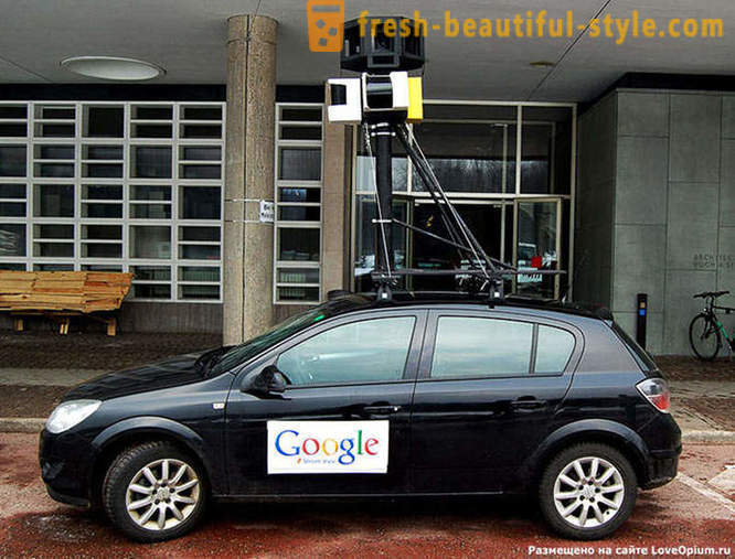 Hvordan Google gør det panoramiske billeder på gadeniveau