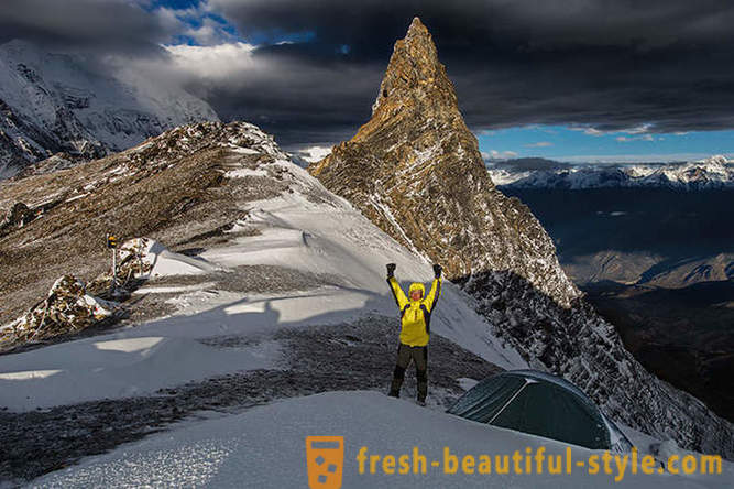 Rejser gennem bjergene i Nepal