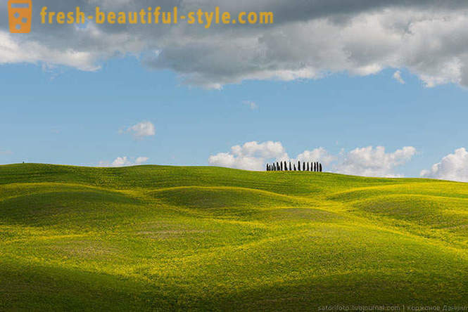 Under himlen i Toscana foråret