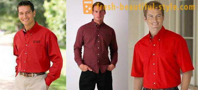 Rød shirt: hvad de skal bære?