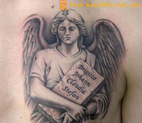 Tattoo Guardian Angels: fotos, værdi