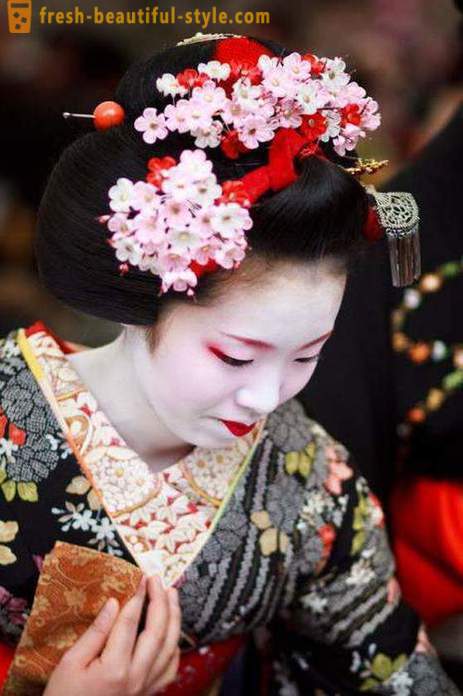 Japanske frisurer for piger. Traditionel japansk frisure