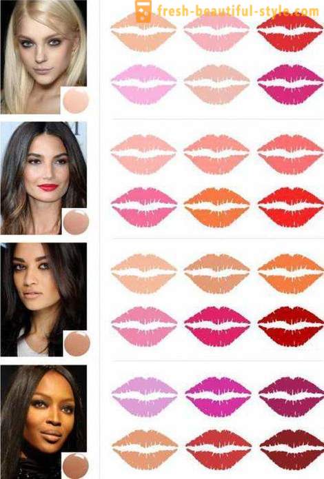 Hvordan man vælger en læbestift til ansigt?