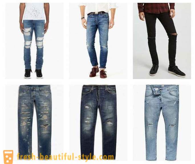 Indsnævret jeans til mænd: hvordan du vælger din ideelle model