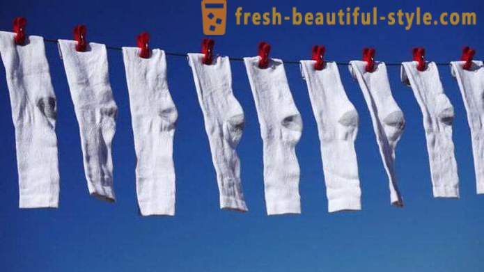 Hvide sokker gerne vaske derhjemme?