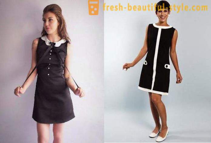 Kjole i stil med 60'erne. klæde modellen