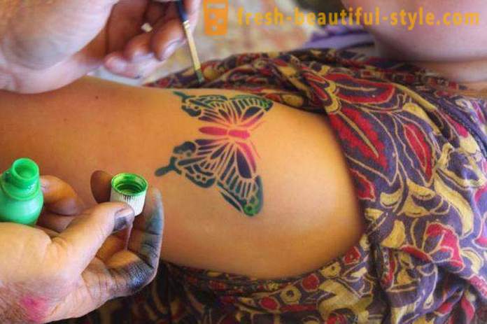 Midlertidige tatoveringer til 3 måneder uden brug af henna og dens anvendelse