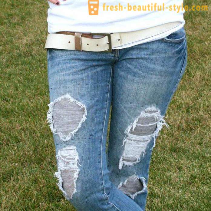 Hvor smukt jeans skære dig selv?