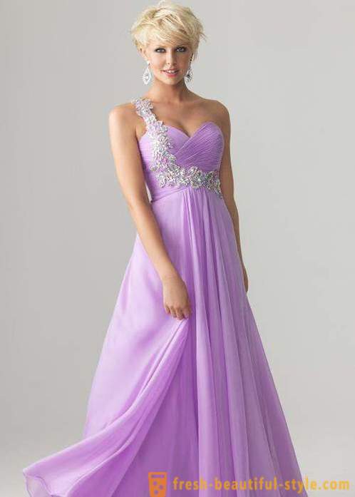 Lilac kjole. Fra hvad de skal bære