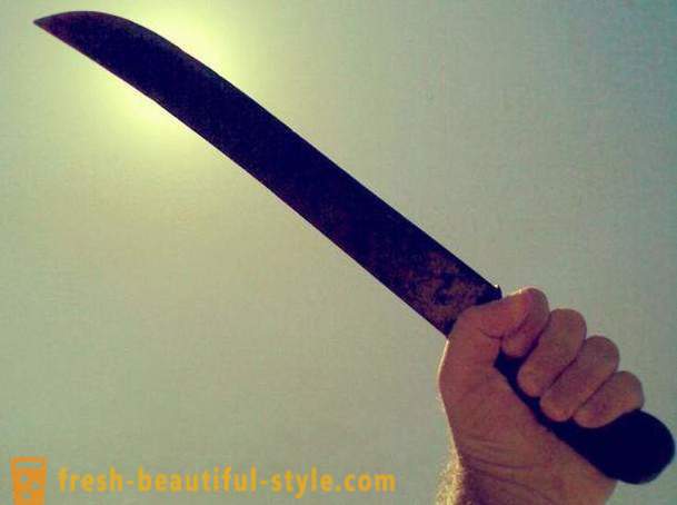 Hvordan man laver en machete (kniv) med sine egne hænder?